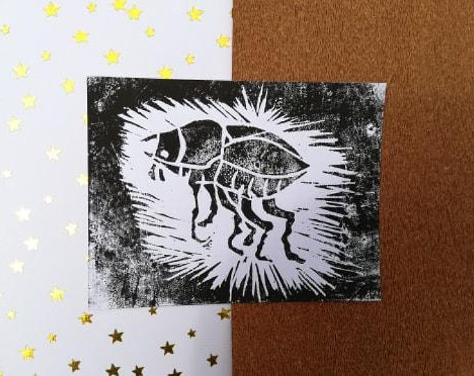 Gravure scarabée