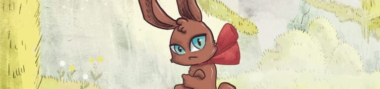 Lapin dans la forêt