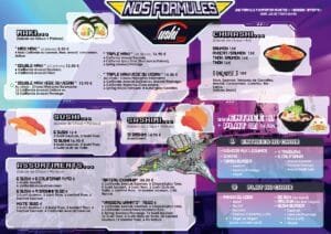 Lire la suite à propos de l’article [Illustration] [Graphisme] Carte de Sushi Rush